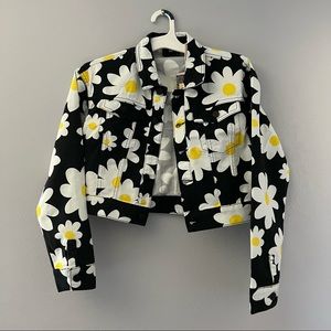 Lazy Oaf | Pushing Daisies Cropped Jacket | Size Small